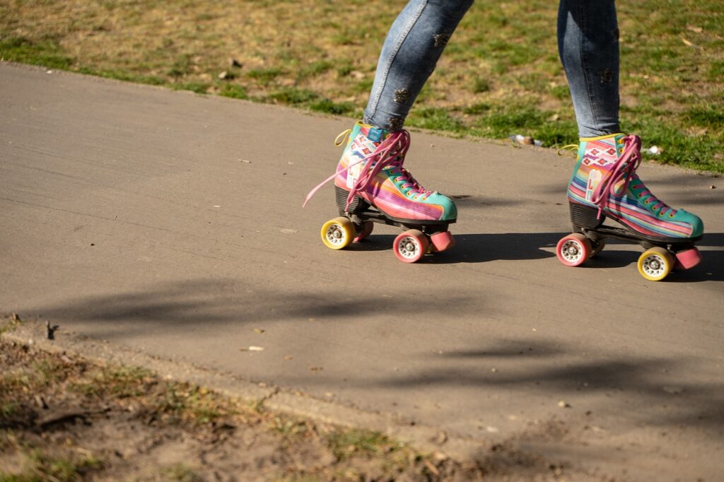 Rollschuhe mit Mini GPS Tracker tracken 